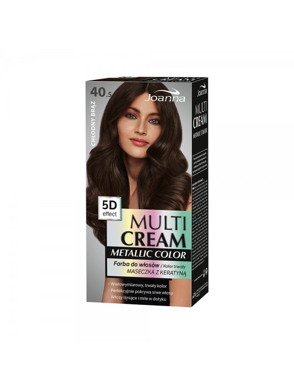 Joanna Multi Cream Colour Metallic Haarverf /40, 5 / Koel bruin