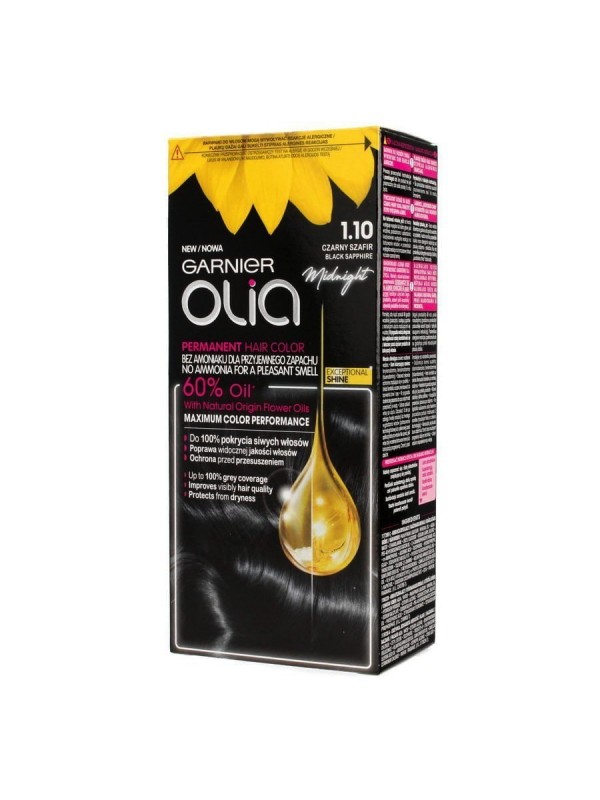 Garnier Olia Hair dye /1.10/ Black sapphire