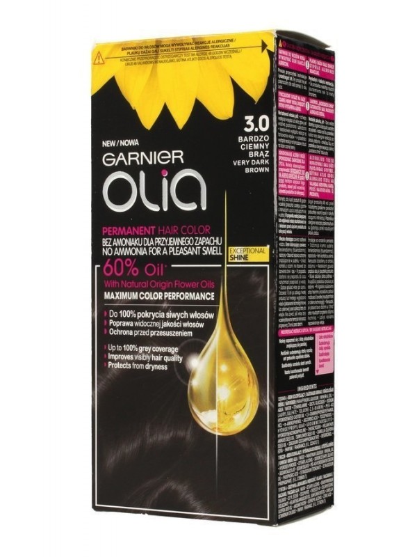 Garnier Olia Hair dye /3.0/ Very dark brown