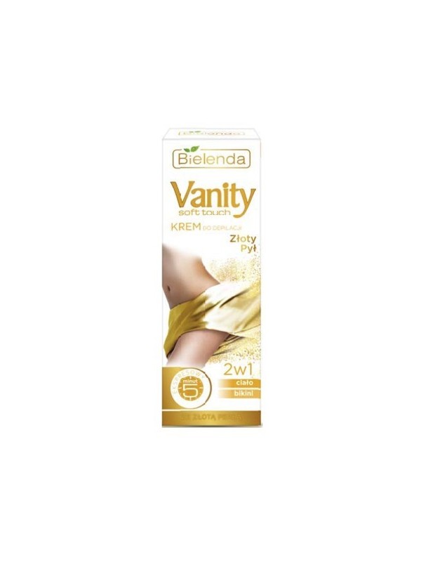 Bielenda Vanity Soft Touch Ontharingscreme voor lichaam en bikini Golden dust 100 ml