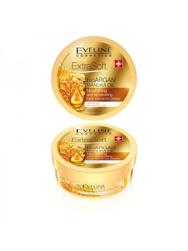 Eveline BioArgan Manuka Oil gezichts- en lichaamscrème 175 ml