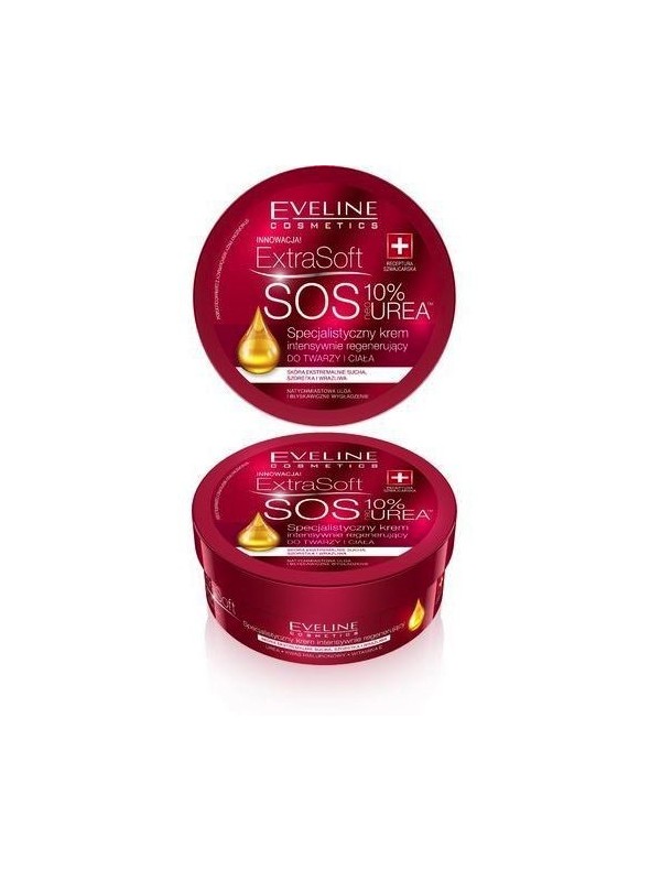 Eveline Soft SOS 10% urea face and body cream 175 ml