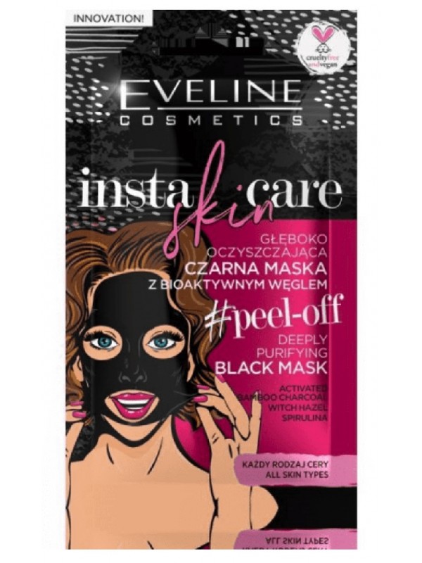 Eveline Insta Skin Care Gezichtsmasker PEEL-OFF 10 ml