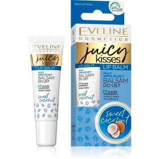 Eveline Juicy Kisses Hydraterende Kokosnoot Lippenbalsem 12 ml