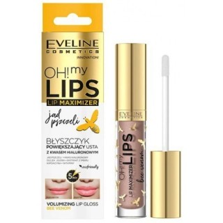 Eveline OH! MY LIPS Plumping Lip Gloss met hyaluronzuur Bee Venom 5 ml