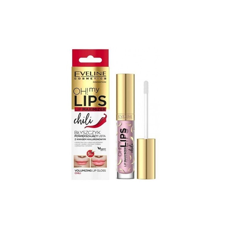 Eveline OH ! MY LIPS Lipgloss met hyaluronzuur Chili 4,5 ml