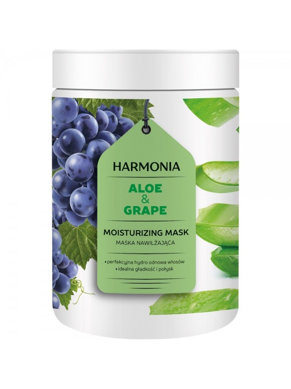 Harmonia Haarmasker Hydraterende Aloë en Druif 1000 ml