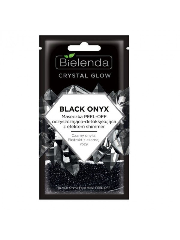 Bielenda Crystal Glow Black Onyx Face Mask Peel-Off cleansing and detoxifying 8 g