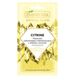 Bielenda Crystal Glow Citrine Refreshing and detoxifying face mask 8 g(31-05-2025)