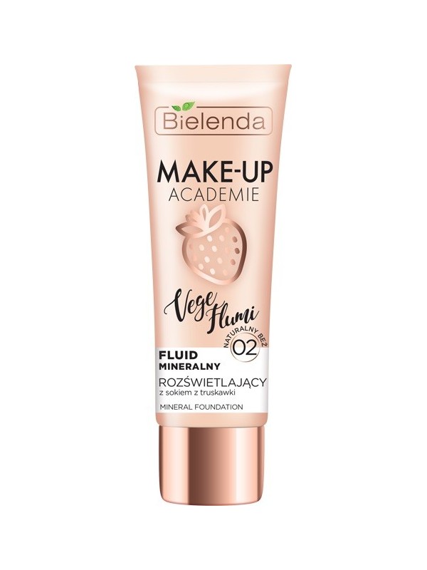 Bielenda MAKE-UP AKADEMIE VEGE FLUMI Verhelderende minerale foundation - natuurlijk beige 30 g