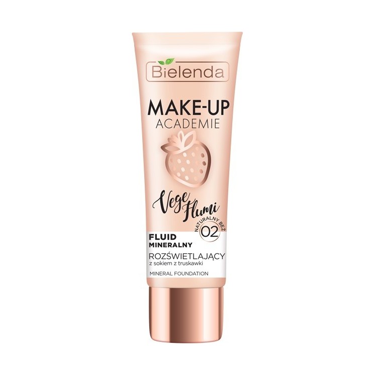 Bielenda MAKE-UP AKADEMIE VEGE FLUMI Brightening mineral foundation - natural beige 30 g