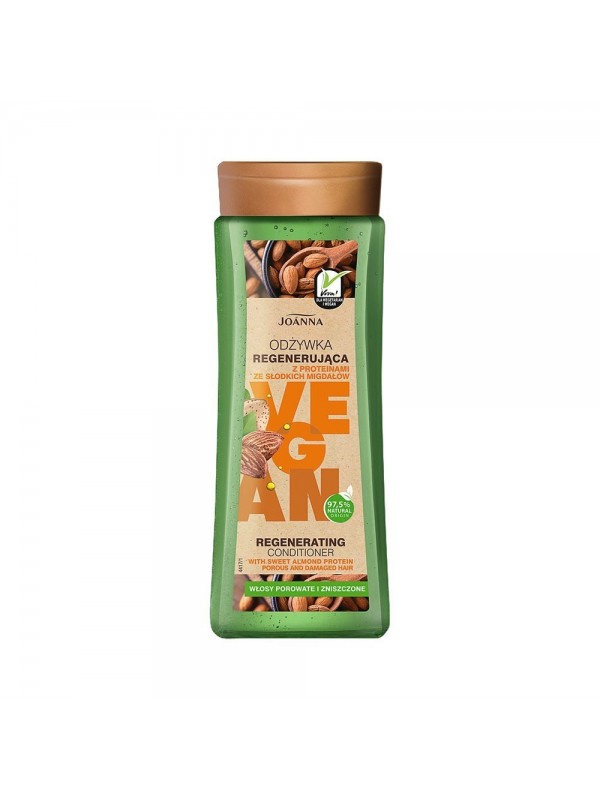 Joanna Vegan Regenererende haarconditioner met amandelproteïnen 300 ml