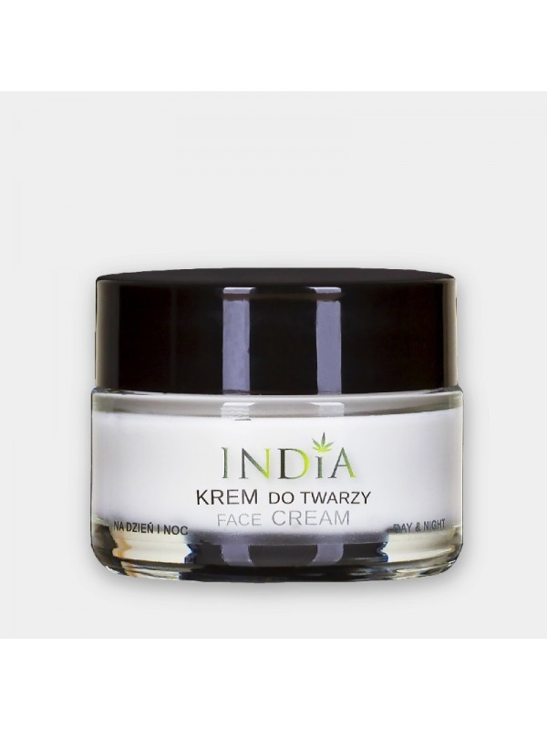 India Face cream for all skin types with hemp oil 50 ml (31-07-2023)