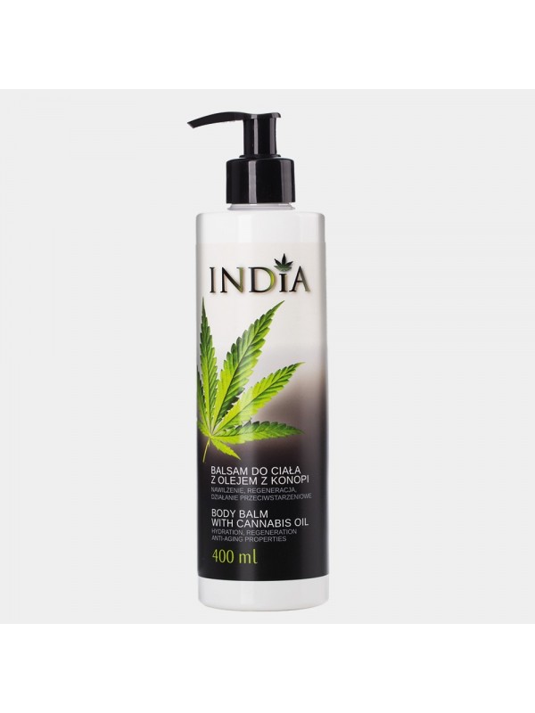 India Body lotion with hemp oil 400 ml