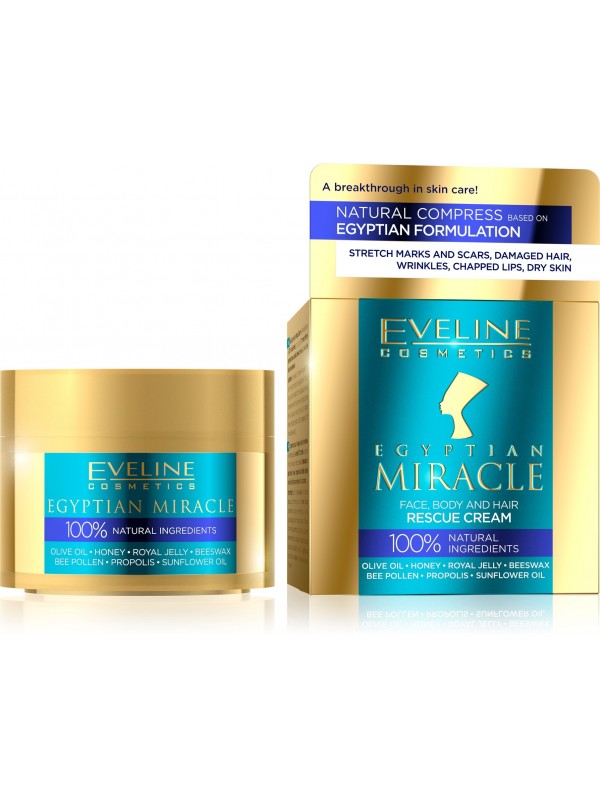 Eveline Egyptian Miracle Rescue cream for face, body and hair 50 ml