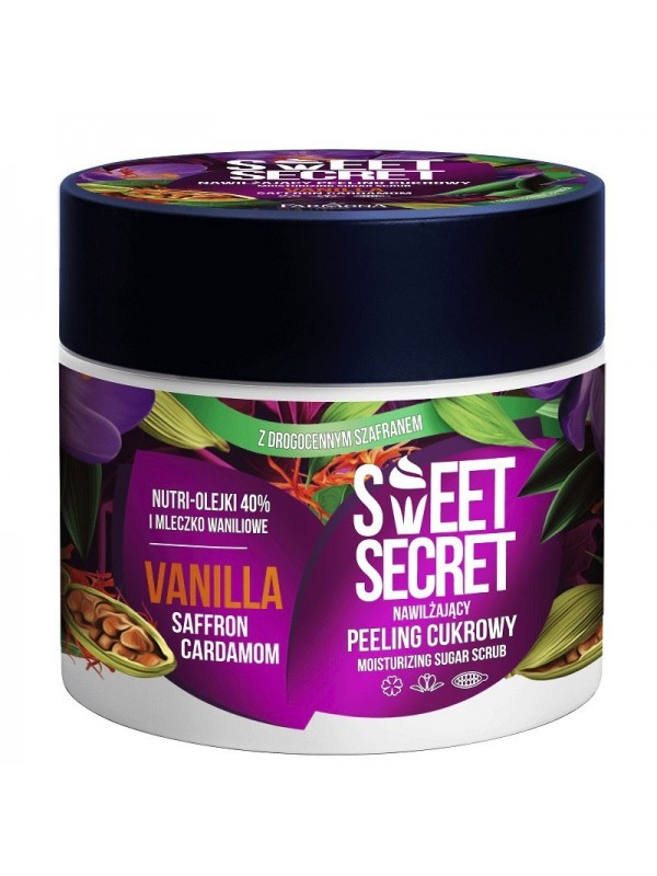 Farmona Sweet Secret Hydraterende Sugar Body peeling Vanilia met Saffraan en Kardemom 200 g