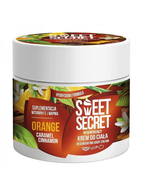 Farmona Sweet Secret Regenerating hybrid body cream Orange with Caramel and Cinnamon 200 ml