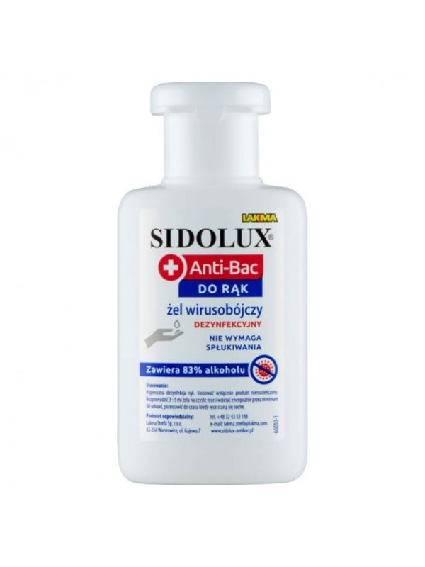 Sidolux Anti-Bac Antibacterial hand gel 100 ml