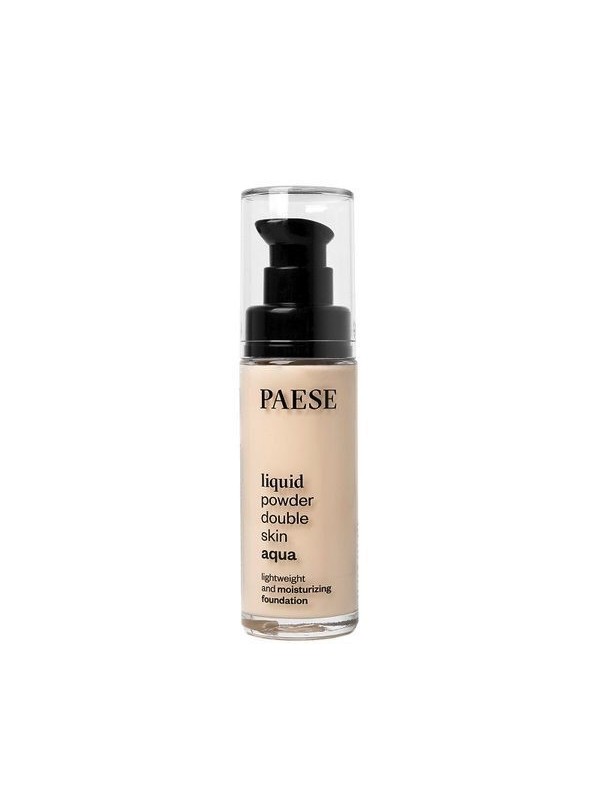 Paese Waterproof Foundation Liquid Powder Double Skin Aqua 10A light beige 30 ml