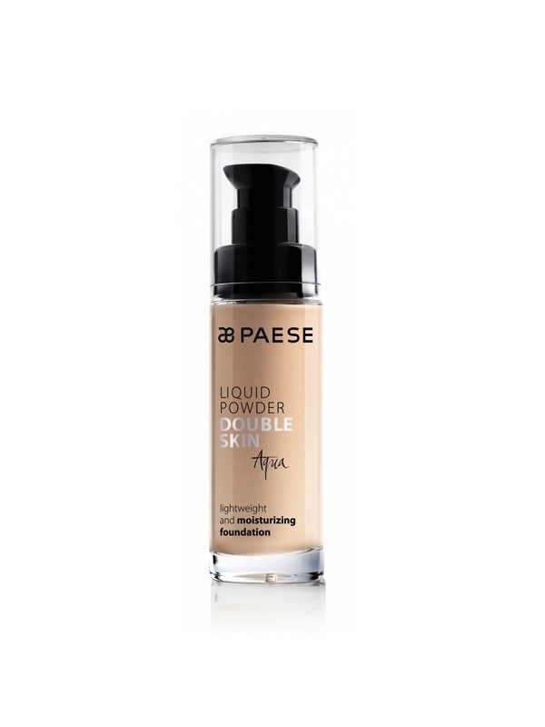 Paese Waterproof Foundation Liquid Powder Double Skin Aqua 30A medium beige 30 ml