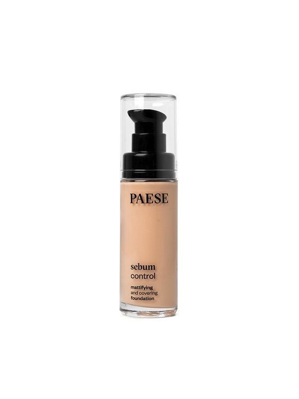 Paese Matterende en dekkende foundation Sebum Control Foundations 401 warmbeige 30 ml