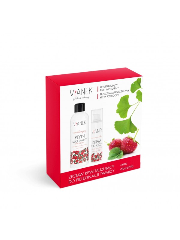 Vianek Revitaliserende gezichtsset Revitaliserende micellaire vloeistof Vianek 200 ml + Anti-rimpel oogcrème V