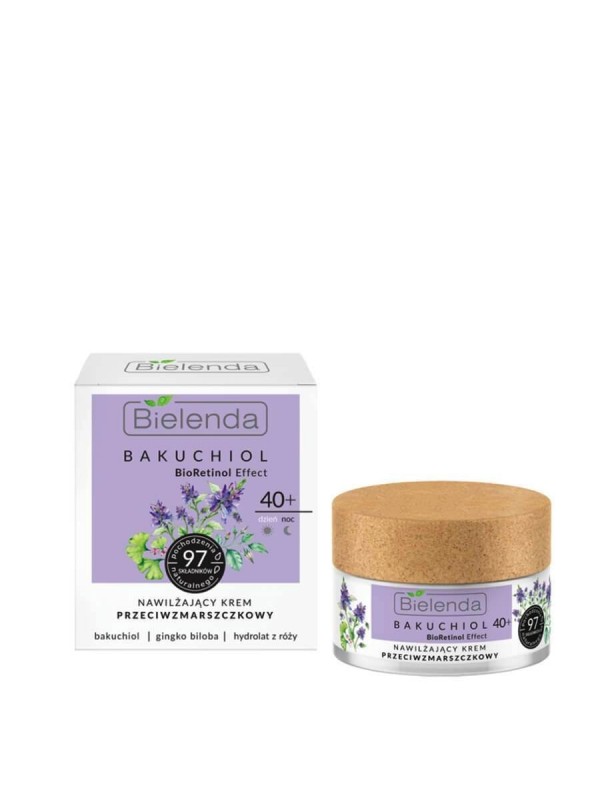 Bielenda Bakuchiol Anti-wrinkle moisturizing face cream 40+ for day and night 50 ml