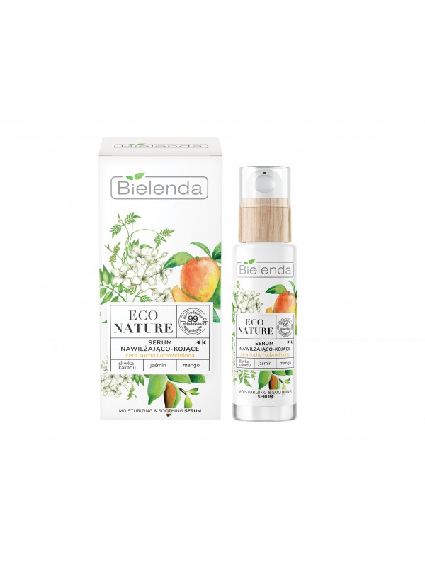 Bielenda ECO NATURE Hydraterend en verzachtend Serum Kakadu Pruim + Jasmijn + Mango 50 ml