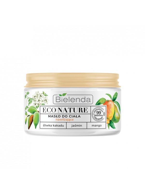 Bielenda ECO NATURE Hydraterende en verzachtende body butter Kakadu pruim + Jasmijn + Mango 250 ml