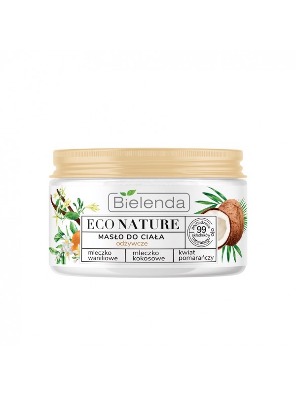 Bielenda ECO NATURE Nourishing Body Butter Vanilla Milk + Coconut Milk + Orange Blossom 250 ml