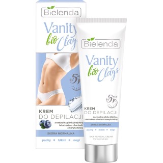 Bielenda VANITY BIO CLAYS Krem do depilacji z niebieską glinką 100 ml (30-06-2023)