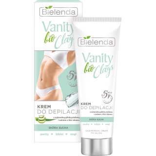 Bielenda VANITY BIO CLAYS Depilatory cream with green clay 100 ml (30-04-2025)