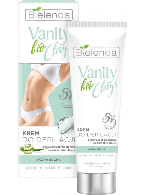 Bielenda VANITY BIO CLAYS Ontharingscrème met groene klei 100 ml (30-04-2025)