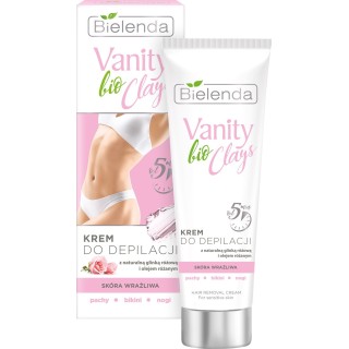 Bielenda VANITY BIO CLAYS Depilatory cream with red clay 100 ml