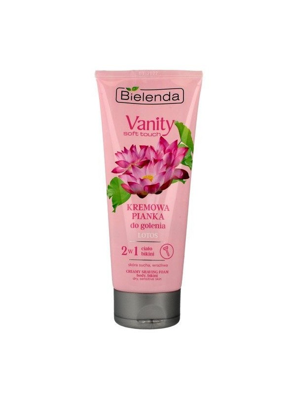 Bielenda Vanity Soft Touch Creamy body and bikini shaving foam with Lotus 175 g