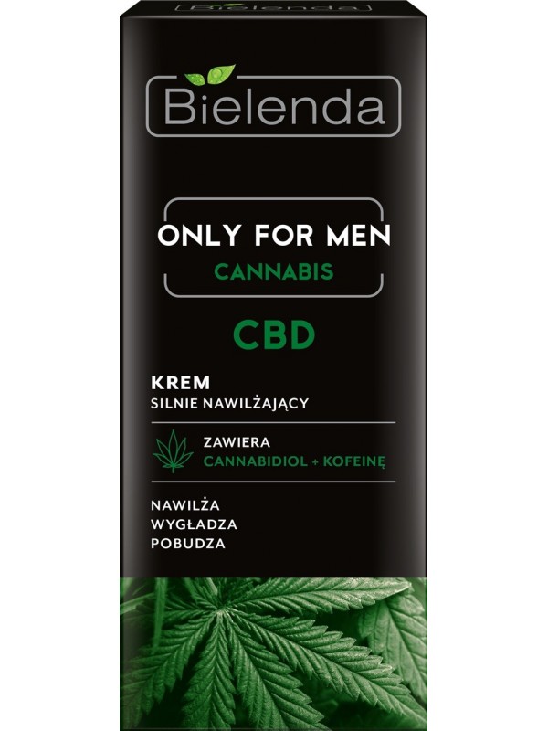 Bielenda OFM CANNABIS Sterk hydraterende gezichtscrème voor mannen 50 ml