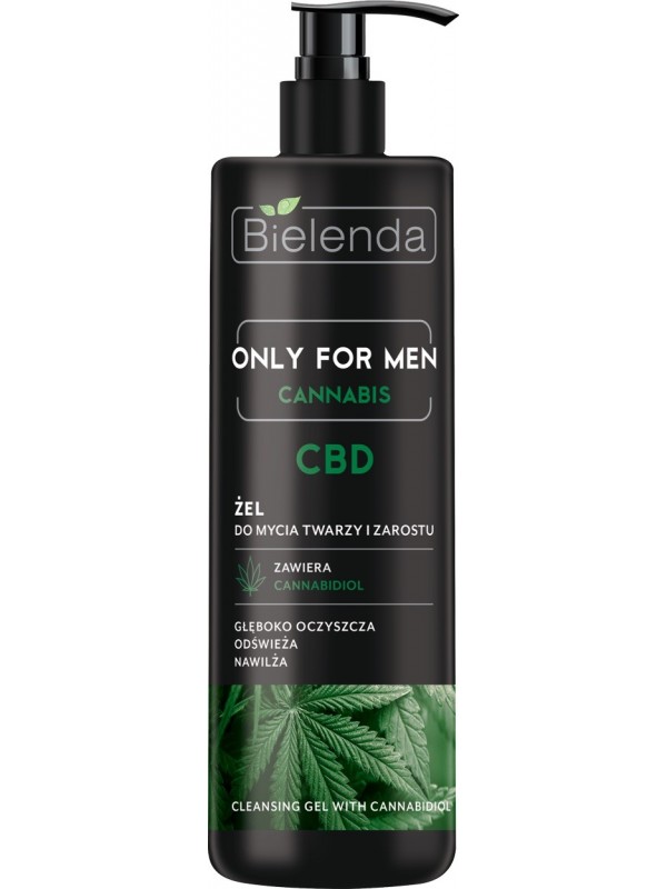 Bielenda OFM CANNABIS Wasgel voor mannen voor gezicht en baard 190 ml