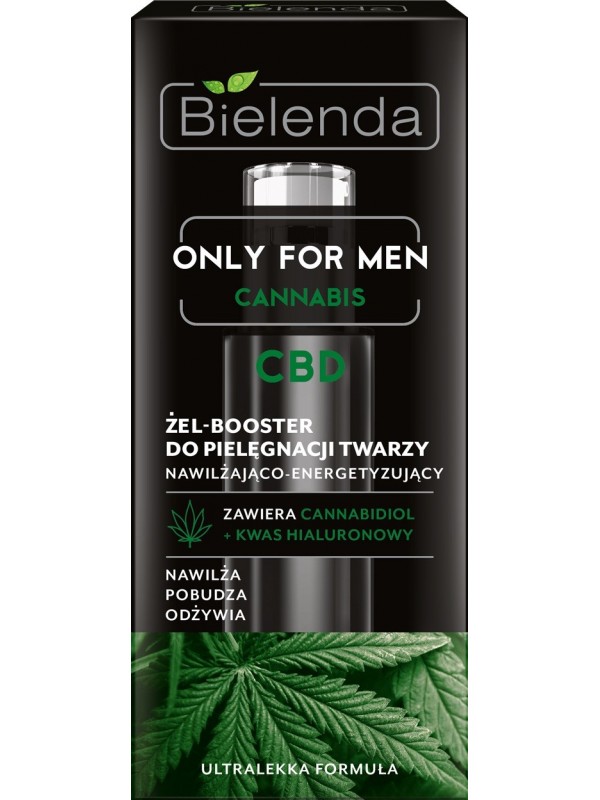 Bielenda OFM CANNABIS Gel-booster voor gezichtsverzorging voor mannen hydraterend en stimulerend 30 ml