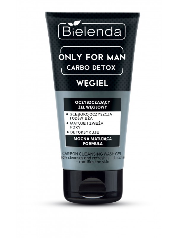 Bielenda OFM CARBO DETOX Reinigende gezichtswasgel voor mannen 150 ml