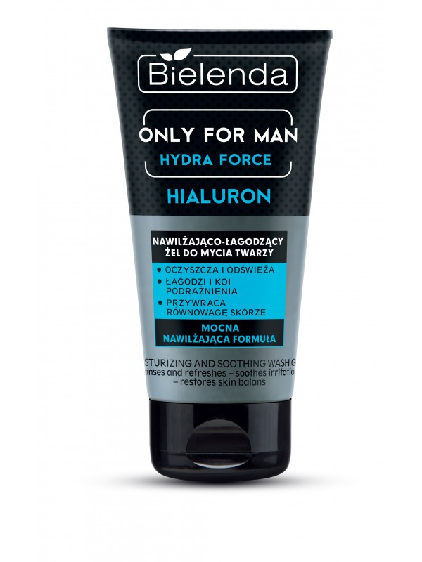 Bielenda OFM HYDRA FORCE Moisturizing and soothing face washing gel for men 150 ml