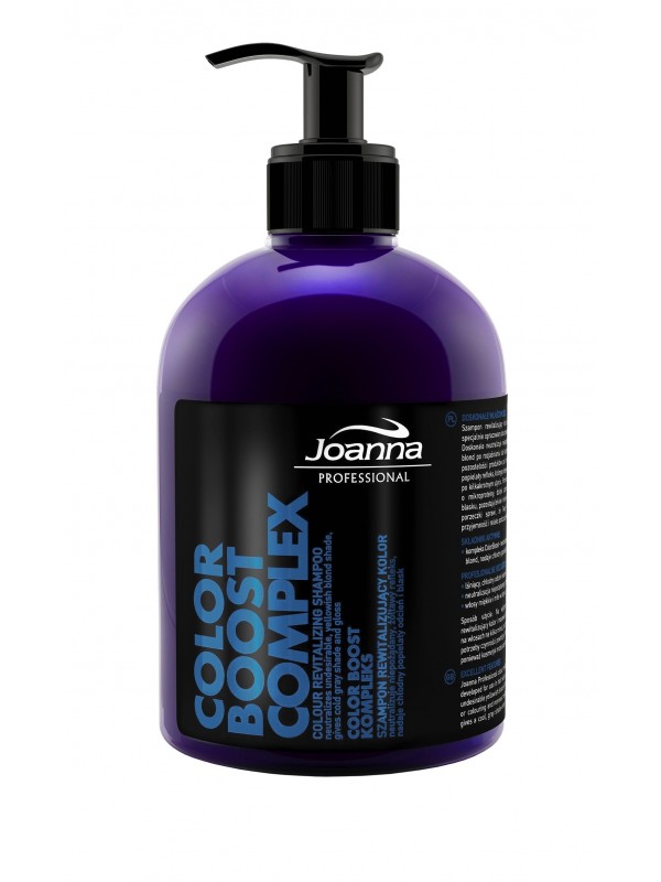 Joanna Professional COLOR BOOST COMPLEX Haarshampoo revitaliserende askleur 500 ml