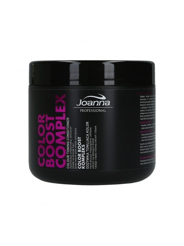 Joanna Professional COLOR BOOST COMPLEX Hair conditioner toning pink color 500 ml