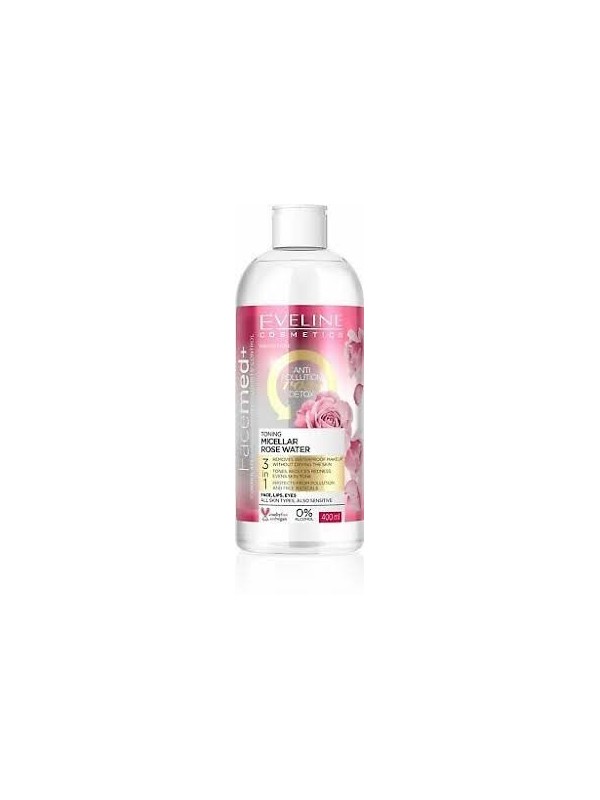 Eveline Facemed+ Rose Micellar Liquid 3in1 toning 400 ml