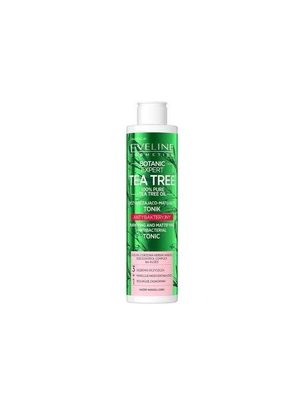 Eveline Botanic Expert Antibacteriële reinigende en matterende tonic 225 ml