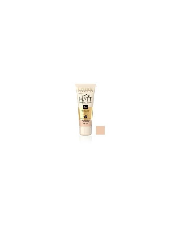 Eveline Satin Matt Matting foundation /101/ Ivory 30 ml