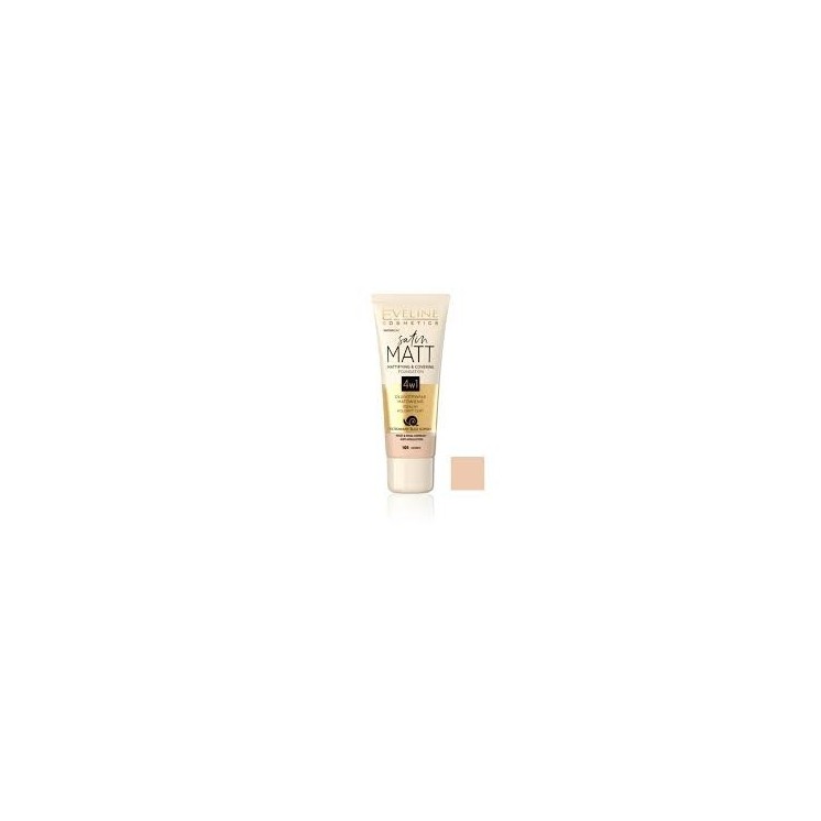 Eveline Satin Matt Matting foundation /101/ Ivory 30 ml