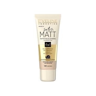 Eveline Satin Matt Matting foundation /103/ Natural 30 ml