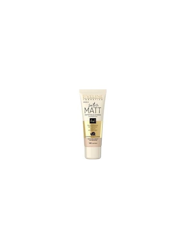 Eveline Satin Matt Matting foundation /103/ Natural 30 ml