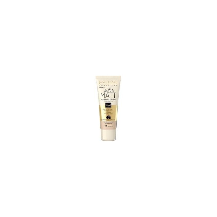 Eveline Satin Matt Mattierende Foundation /103/ Natural 30 ml