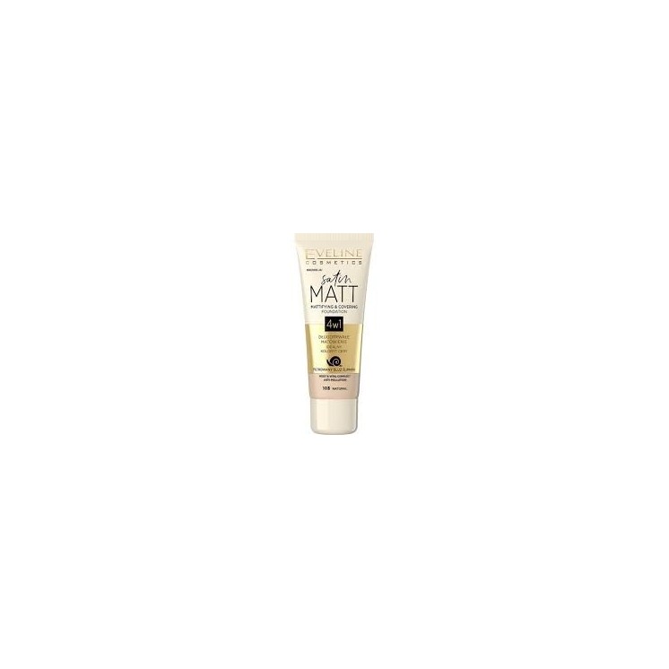 Eveline Satin Matt Matting foundation /103/ Natural 30 ml